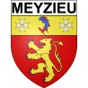 Meyzieu 69 ville Stickers blason autocollant adhésif