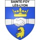 Sainte-Foy-lès-Lyon Sticker wappen, gelsenkirchen, augsburg, klebender aufkleber