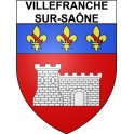 Villefranche-sur-Saône 69 ville Stickers blason autocollant adhésif