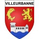 Villeurbanne 69 ville Stickers blason autocollant adhésif