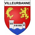 Villeurbanne 69 ville Stickers blason autocollant adhésif