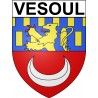 Vesoul 70 ville Stickers blason autocollant adhésif