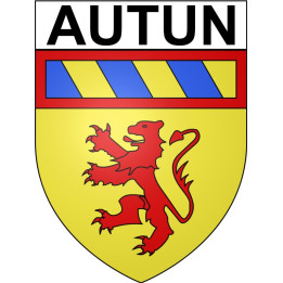 Autun 71 ville Stickers blason autocollant adhésif