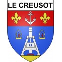 Le Creusot 71 ville Stickers blason autocollant adhésif