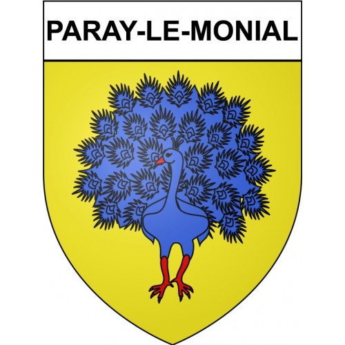 Paray-le-Monial 71 ville Stickers blason autocollant adhésif