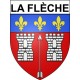 La Flèche Sticker wappen, gelsenkirchen, augsburg, klebender aufkleber