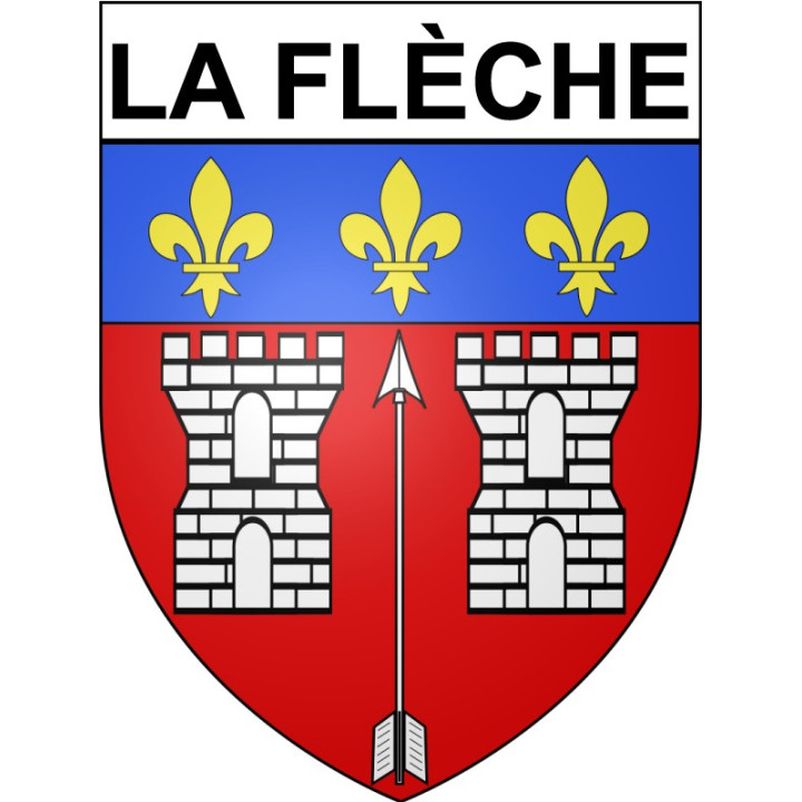 Pegatinas escudo de armas de Anglet adhesivo de la etiqueta engomada