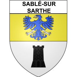 Pegatinas escudo de armas de Anglet adhesivo de la etiqueta engomada