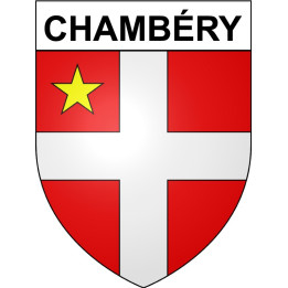 Chambéry 73 ville Stickers blason autocollant adhésif