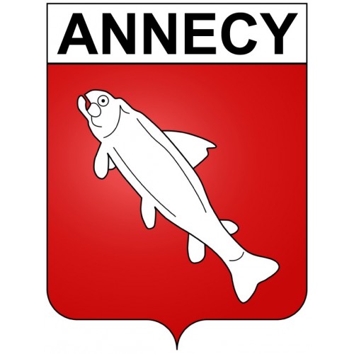 Annecy 74 ville Stickers blason autocollant adhésif