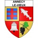 Annecy-le-Vieux Sticker wappen, gelsenkirchen, augsburg, klebender aufkleber