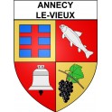 Annecy-le-Vieux 74 ville Stickers blason autocollant adhésif