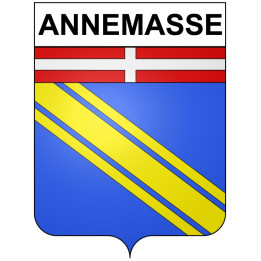 Annemasse 74 ville Stickers blason autocollant adhésif