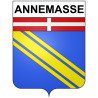 Pegatinas escudo de armas de Annecy adhesivo de la etiqueta engomada