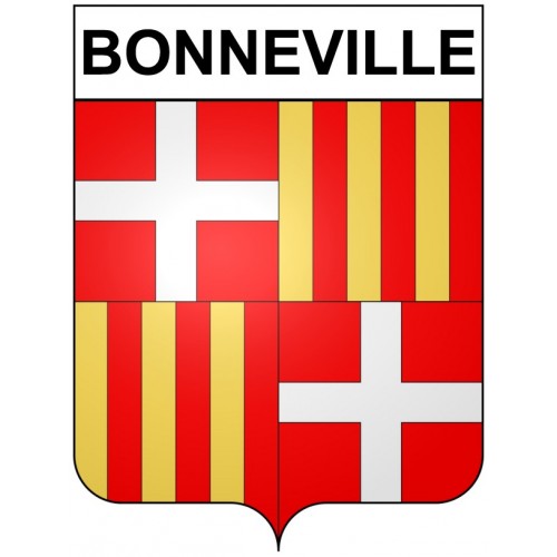 Pegatinas escudo de armas de Annecy adhesivo de la etiqueta engomada