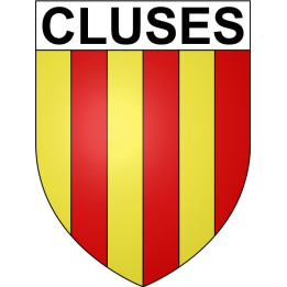 Pegatinas escudo de armas de Annecy adhesivo de la etiqueta engomada