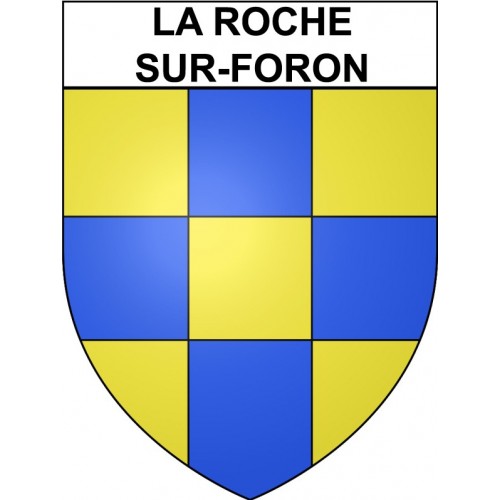 Pegatinas escudo de armas de Annecy adhesivo de la etiqueta engomada