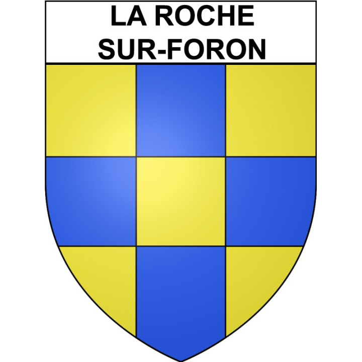 Pegatinas escudo de armas de Annecy adhesivo de la etiqueta engomada
