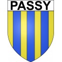 Passy 74 ville Stickers blason autocollant adhésif