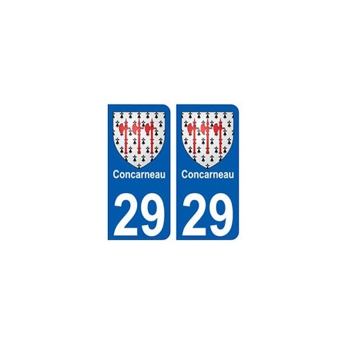 29 Concarneau blason autocollant plaque stickers ville