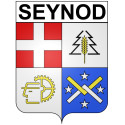 Pegatinas escudo de armas de Annecy adhesivo de la etiqueta engomada