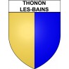Thonon-les-Bains 74 ville Stickers blason autocollant adhésif