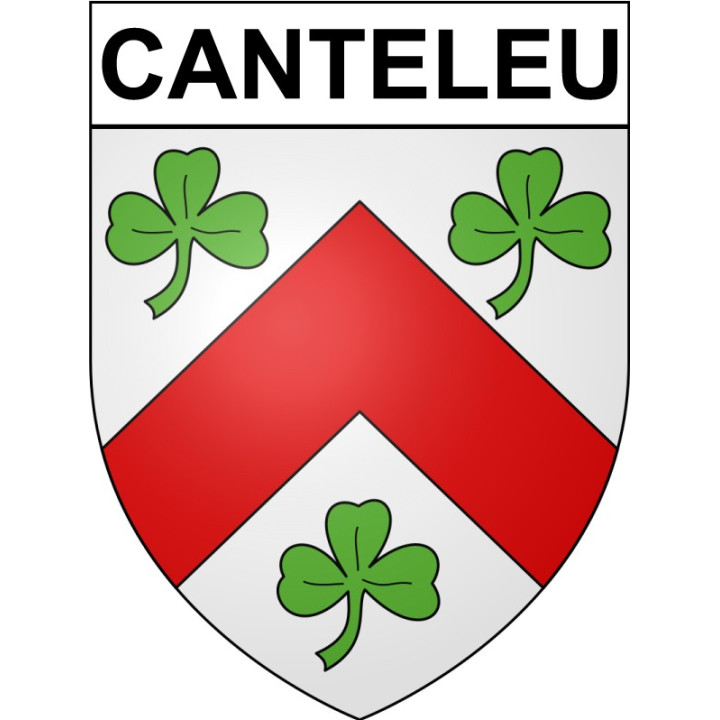 Pegatinas escudo de armas de Annecy adhesivo de la etiqueta engomada