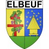 Elbeuf 76 ville Stickers blason autocollant adhésif