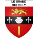 Le Grand-Quevilly 76 ville Stickers blason autocollant adhésif