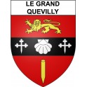 Le Grand-Quevilly 76 ville Stickers blason autocollant adhésif