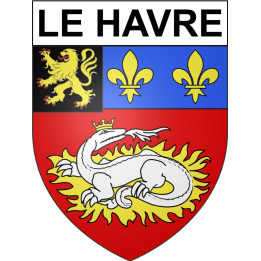 Pegatinas escudo de armas de Annecy adhesivo de la etiqueta engomada