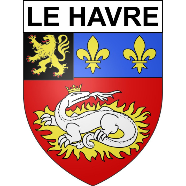 Pegatinas escudo de armas de Annecy adhesivo de la etiqueta engomada