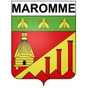 Maromme 76 ville Stickers blason autocollant adhésif