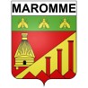 Maromme 76 ville Stickers blason autocollant adhésif