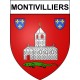 Montivilliers 76 ville Stickers blason autocollant adhésif