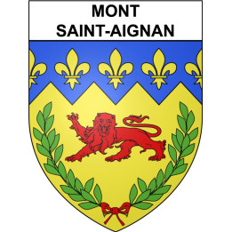 Mont-Saint-Aignan 76 ville Stickers blason autocollant adhésif