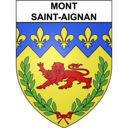 Annecy Sticker wappen, gelsenkirchen, augsburg, klebender aufkleber