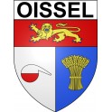 Oissel 76 ville Stickers blason autocollant adhésif