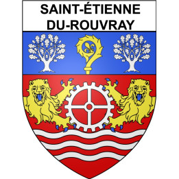 Saint-étienne-du-Rouvray 76 ville Stickers blason autocollant adhésif