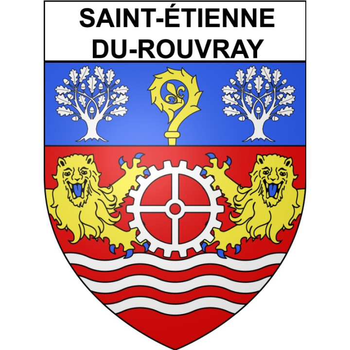 Pegatinas escudo de armas de Annecy adhesivo de la etiqueta engomada