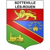 Sotteville-lès-Rouen 76 ville Stickers blason autocollant adhésif