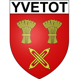 Pegatinas escudo de armas de Annecy adhesivo de la etiqueta engomada
