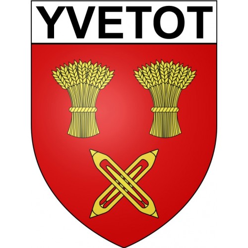 Yvetot 76 ville Stickers blason autocollant adhésif