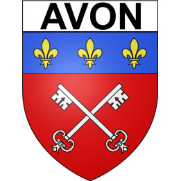 Pegatinas escudo de armas de Annecy adhesivo de la etiqueta engomada