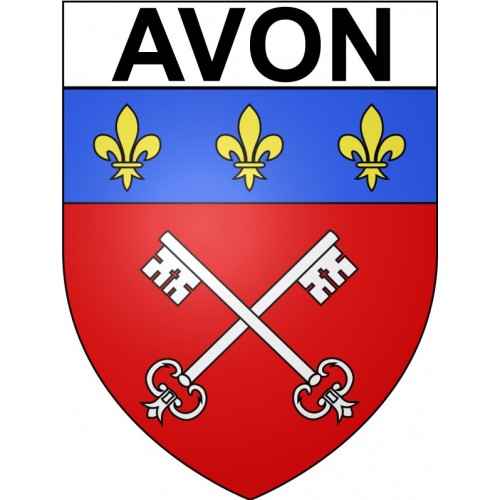 Avon 77 ville Stickers blason autocollant adhésif