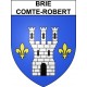Brie-Comte-Robert 77 ville Stickers blason autocollant adhésif