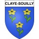 Claye-Souilly 77 ville Stickers blason autocollant adhésif