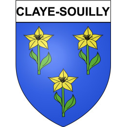 Claye-Souilly 77 ville Stickers blason autocollant adhésif