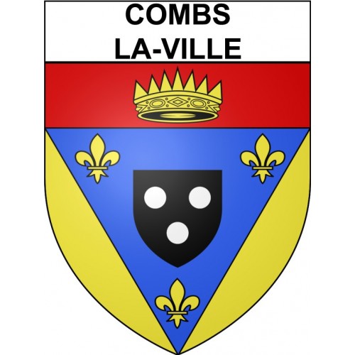 Combs-la-Ville 77 ville Stickers blason autocollant adhésif