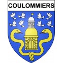 Coulommiers 77 ville Stickers blason autocollant adhésif